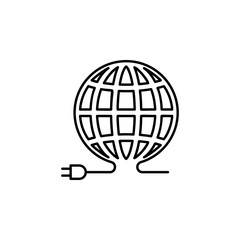 Connection, communication icon. Element of communication thin line icon