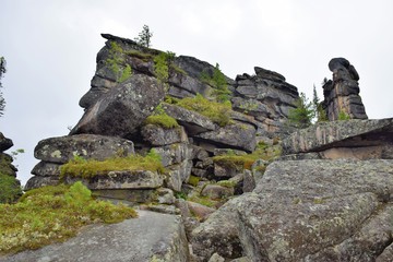 Siberia Sayan.Ergaki.Stone town.