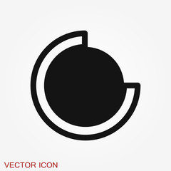 Graph and Diagram icon. Analytics and business symbols.