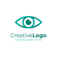 Eye Logo Design Vision Logo Concept Eye Icon Vector Illustration