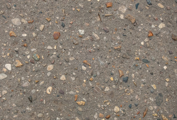 old cracked asphalt close up