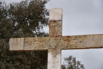 CROSS WITH SYMBOLS