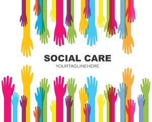 Hand care vector icon illustration design