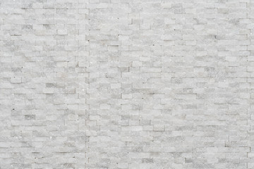 White modern decorative natural stone for inside. Panel wall small marble brick background texture, decorative pattern quartz stone mosaic. interior decoration of the room