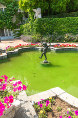 Fountain in the territory of Palace of a Princes Yusupov Palace in Koreiz, Crimea