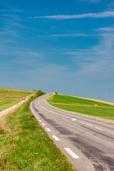 Road in green northern France