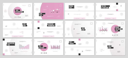 Presentation template design