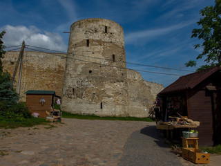 Tower of the fortress Old Izborsk.