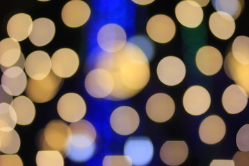 Glitter sparkling abstract bokeh defocused background, celebration