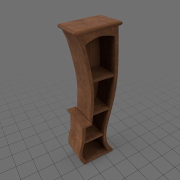 Curved shelf