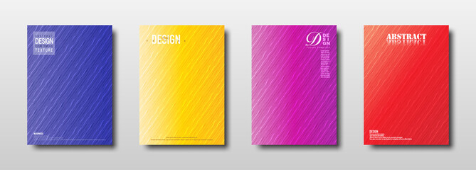 Abstract geometric texture with colorful background design collection