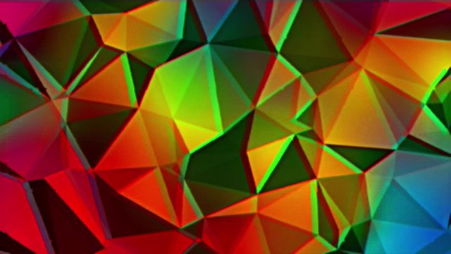Retro rainbow geometric background