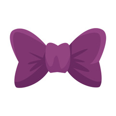 ribbon bowtie accessory isolated icon