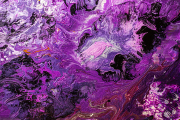 Abstract acrylic hand painted background