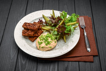 fresh homemade focaccia bread with pepperoni , cheese and garlic