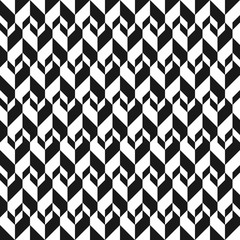 Seamless abstract geometric pattern with weaving