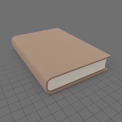 Stylized closed book