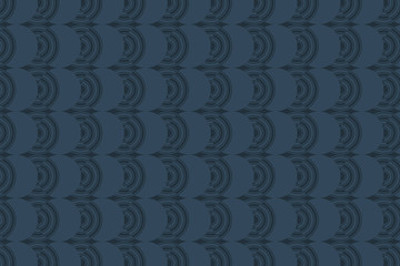 Abstract round shape pattern background - illustration, vector.