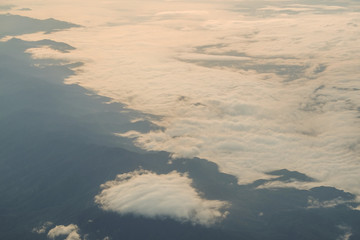 Clouds above moutain