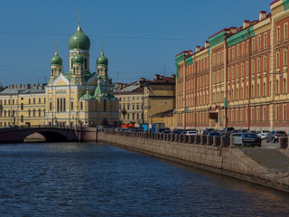 St. Petersburg, the temple on the waterfront.