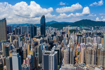  Top view of Hong Kong city