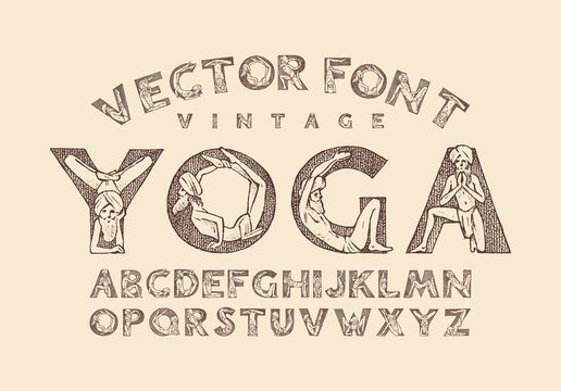 Yoga Font Images – Browse 8,992 Stock Photos, Vectors, and Video | Adobe  Stock