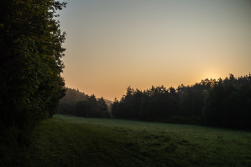 Fototapeta na wymiar Landschaft im Spätsommer