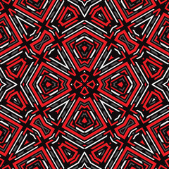 Background seamless pattern. Abstract carpet ethnic ornament. Vector illustration. Graphic design.