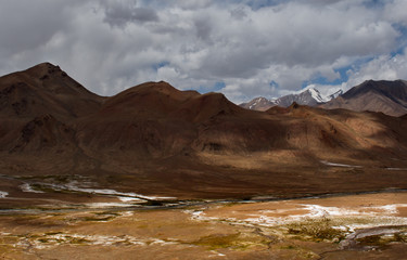Kyrgyzstan. The North-Eastern section of the Pamir highway between the city of Osh and the border with Tajikistan