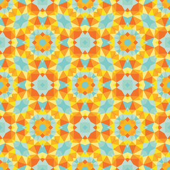 Abstract geometric background. Seamless pattern design. Vector illustration. 