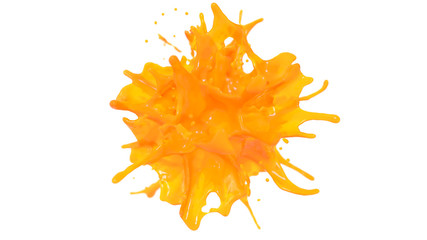 spray of orange liquid - 291770446
