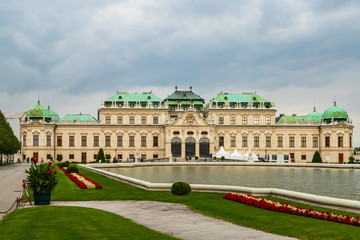 Obraz premium Belvedere Palace, Vienna, Austria