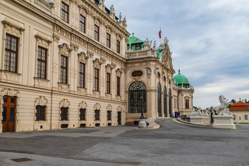 Obraz premium Belvedere Palace, Vienna, Austria
