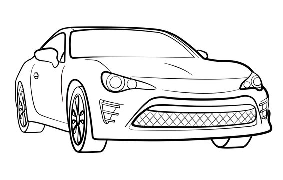 Auto 01 - Konturen