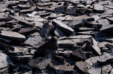 broken asphalt texture