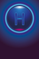 Hintergrund blau Hochformat H