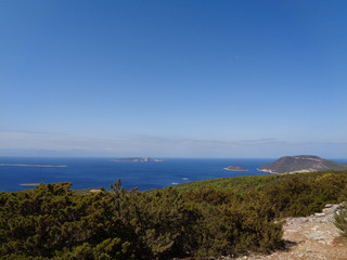 the coast from greece at summer