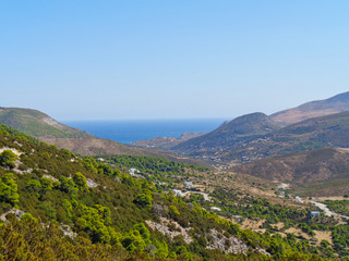 Fototapeta na wymiar the coast from greece at summer
