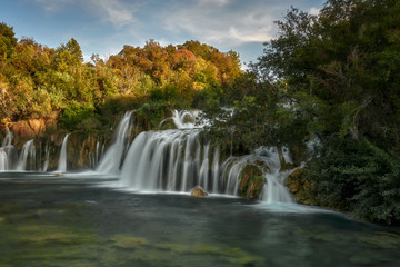 Croatia, Krka national park, and waterfalls Skradinski Buk