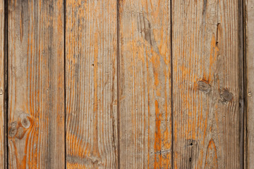 Wall of old rough boards