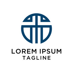 Obraz premium initial letter logo T Lawyers logo template