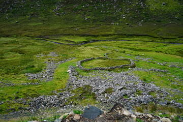 Celtic ruins in the wild atlantic way, Ireland