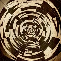 circle swirl vintage background, abstract background, paper style background, retro texture, old texture.   Background circle swirl confused confused illusion. 
