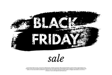 Black friday sale promotion banner vector template