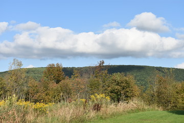 Scenic mountainous areas in Central New York State, around the Finger Lakes region -04