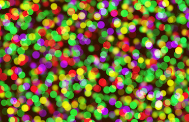 colorful decorative bokeh party lights 