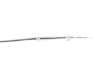 Water splash wave on white background