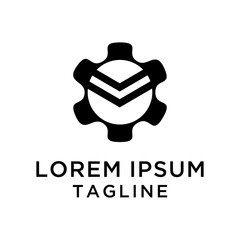Engine Logo Design Template Vector