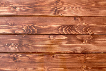 Background of brown boards. Brown wood.