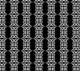 Geometric shape pattern black and white design for fantasy wallpaper and background